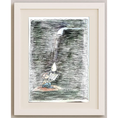 Zhang Wei 29x21cm Original Cartoon BOD00371