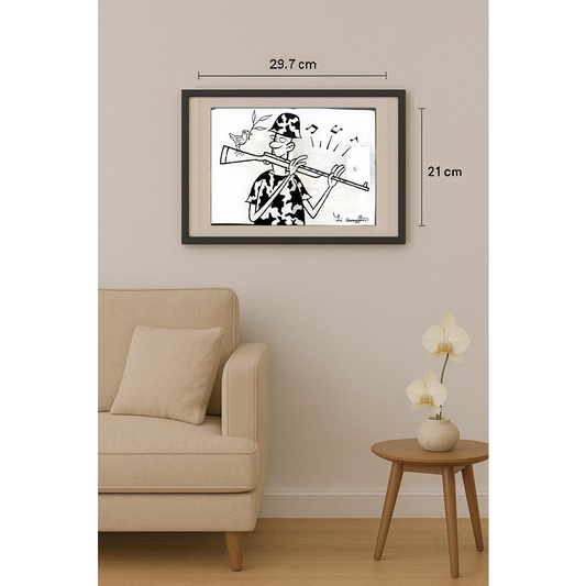 Li Guangjun 29x21cm Original Cartoon BOD00373