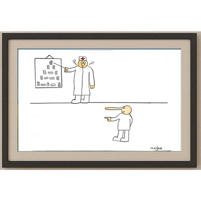Marjan Rezaie 29x21cm Original Cartoon BOD00376