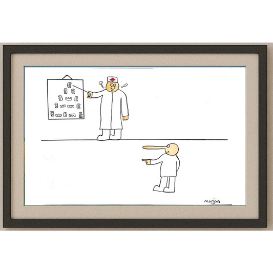 Marjan Rezaie 29x21cm Original Cartoon BOD00376