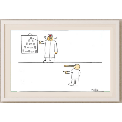 Marjan Rezaie 29x21cm Original Cartoon BOD00376