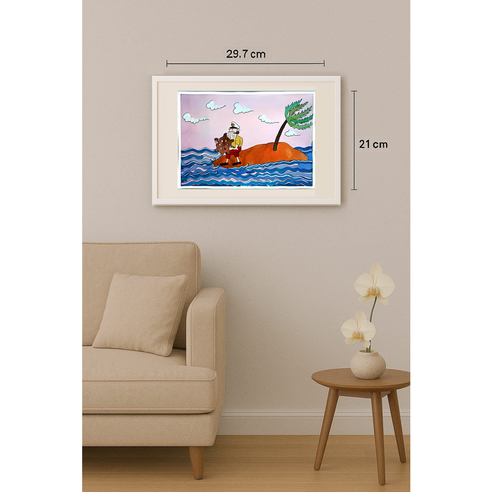 Marzeyah Rezaie 29x21cm Original Cartoon BOD00378