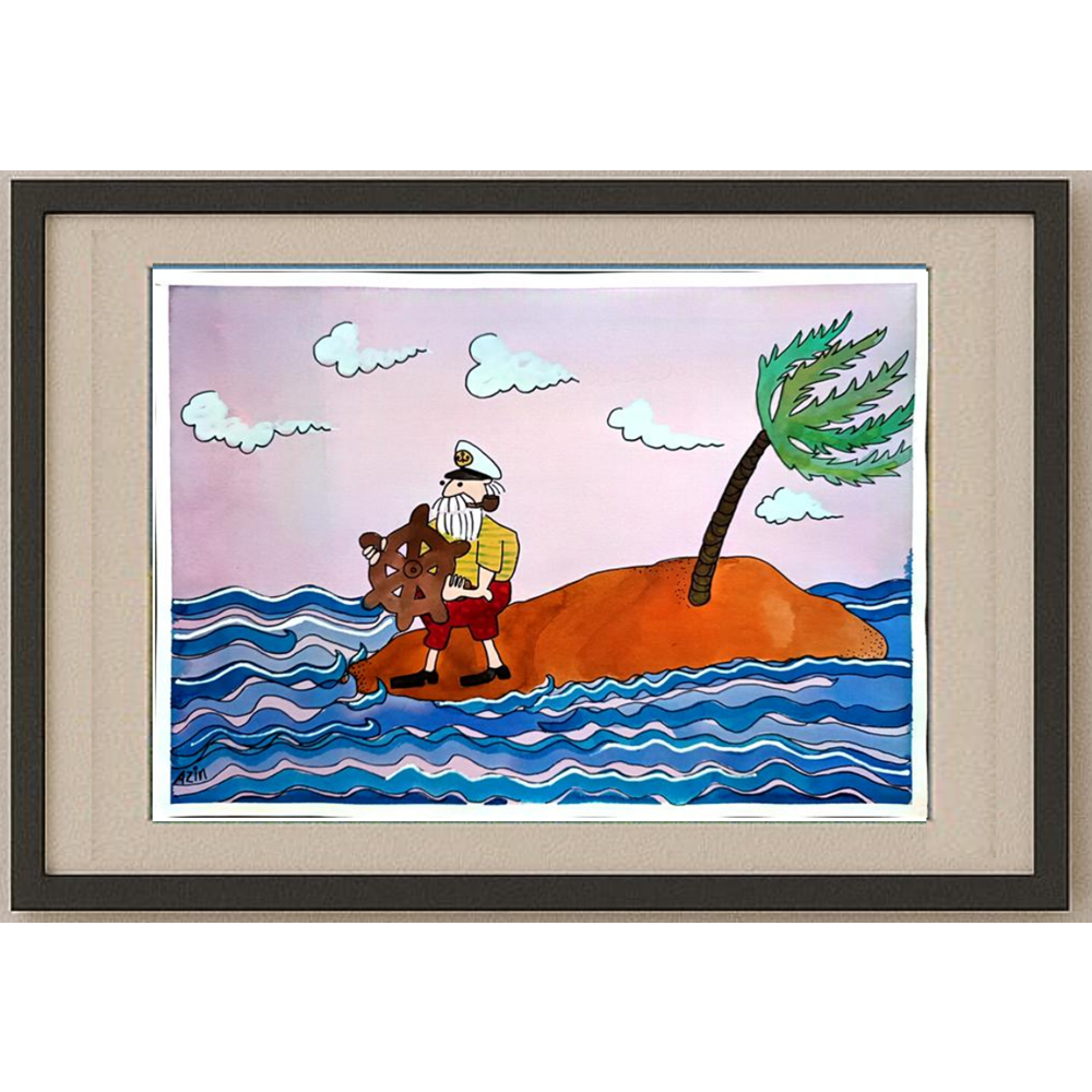 Marzeyah Rezaie 29x21cm Original Cartoon BOD00378