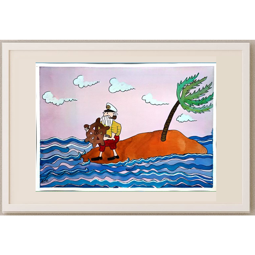 Marzeyah Rezaie 29x21cm Original Cartoon BOD00378
