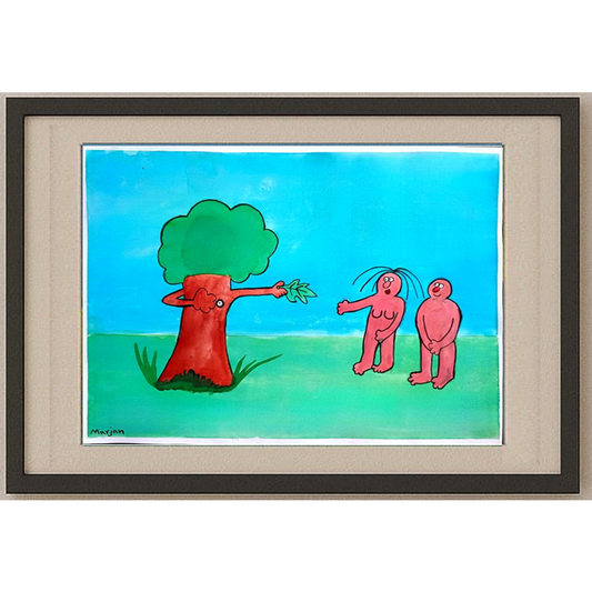 Marjan Rezaie 29x21cm Original Cartoon BOD00380