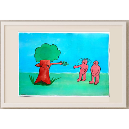 Marjan Rezaie 29x21cm Orijinal Karikatür BOD00380