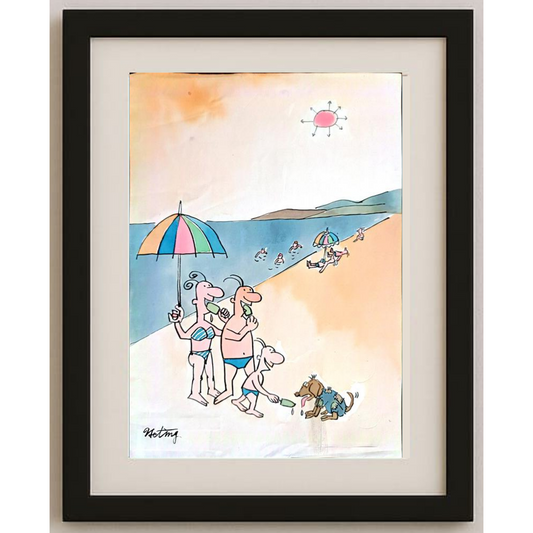 Ye Ting 29x21cm Original Cartoon BOD00382