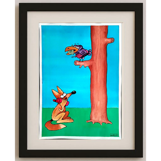 Ramin Rezaie 29x21cm Orijinal Karikatür BOD00383
