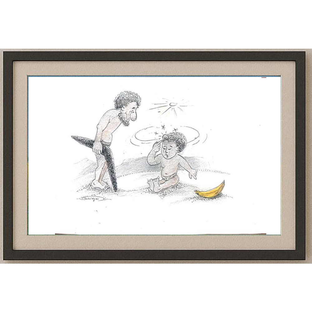 Wolfgang Schlegel 29x21cm Original Cartoon BOD00385