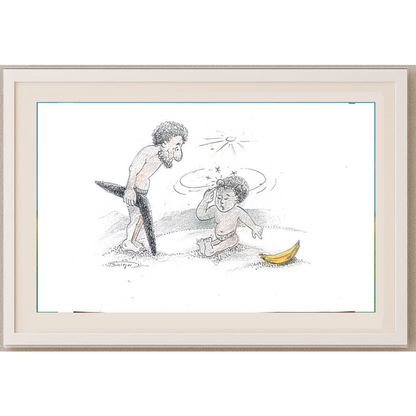 Wolfgang Schlegel 29x21cm Original Cartoon BOD00385