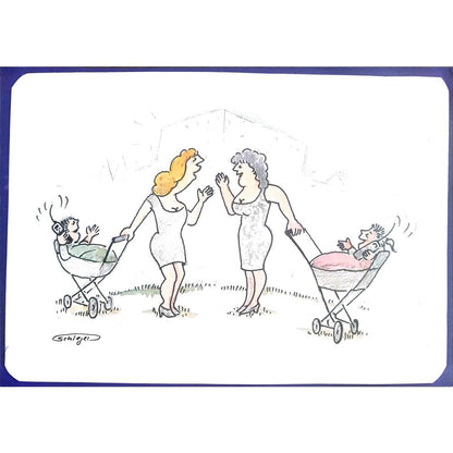 Wolfgang Schlegel 29x21cm Original Cartoon BOD00386