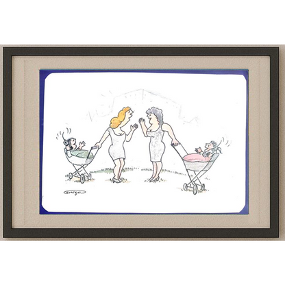 Wolfgang Schlegel 29x21cm Original Cartoon BOD00386