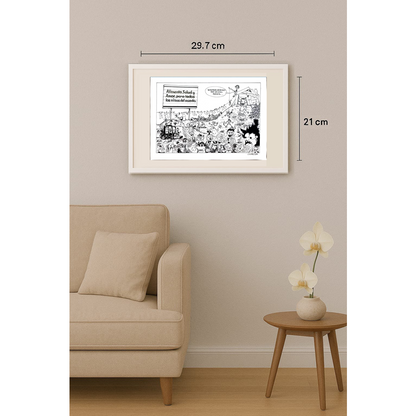 Josuran Oscar 29x21cm Orijinal Karikatür BOD00391