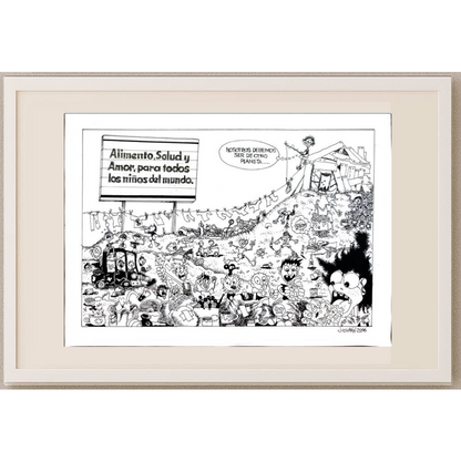 Josuran Oscar 29x21cm Orijinal Karikatür BOD00391