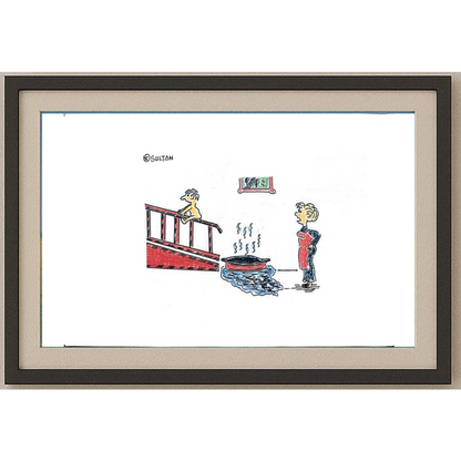 Resad Sultanovic 29x21cm Original Cartoon BOD00394