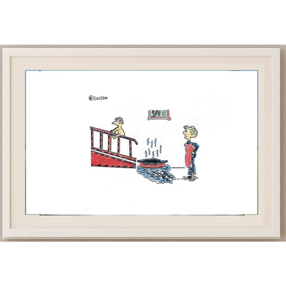 Resad Sultanovic 29x21cm Original Cartoon BOD00394