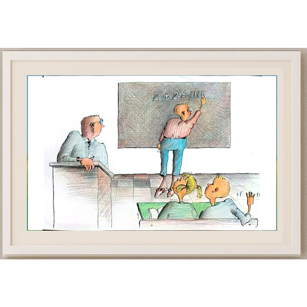 Tsocho Peev 29x21cm Orijinal Karikatür BOD00405