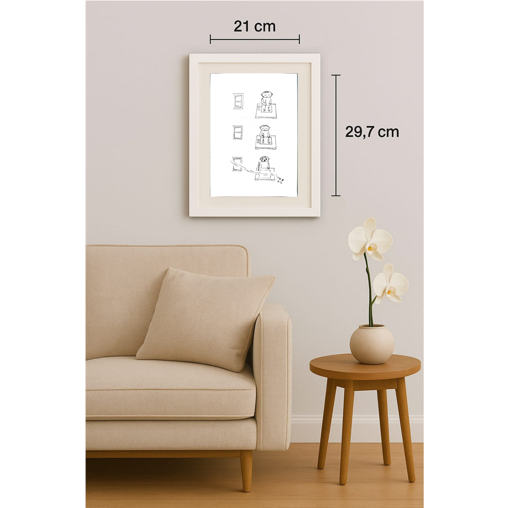 Sun Weijian 29x21cm Orijinal Karikatür BOD00406