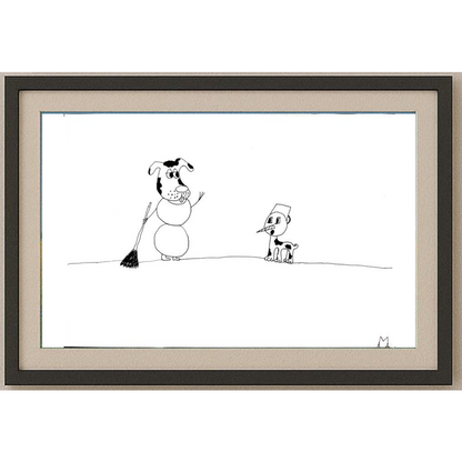 Mitkina Alena 29x21cm Orijinal Karikatür BOD00422