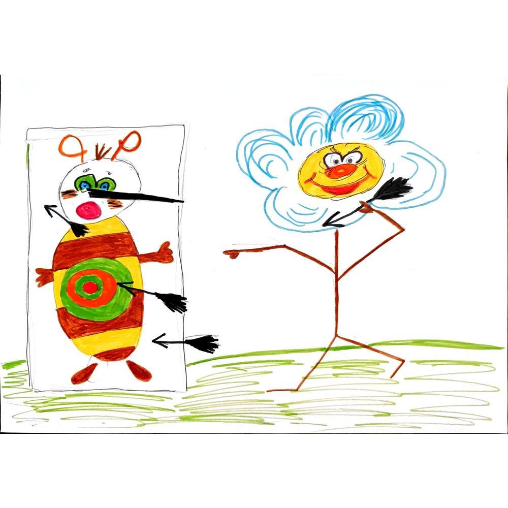 Samsonova Alena 29x21cm Orijinal Karikatür BOD00427