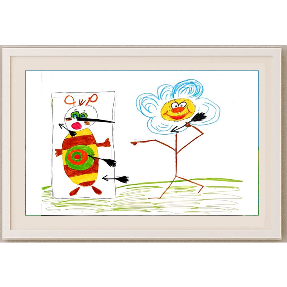 Samsonova Alena 29x21cm Orijinal Karikatür BOD00427