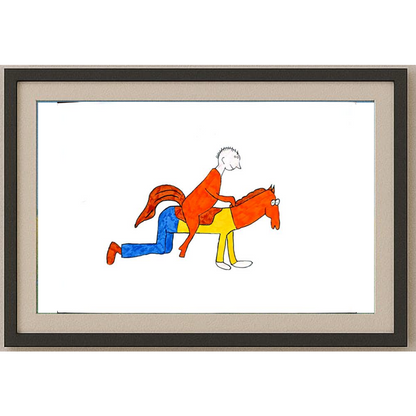 Kurenkova Masha 29x21cm Orijinal Karikatür BOD00429