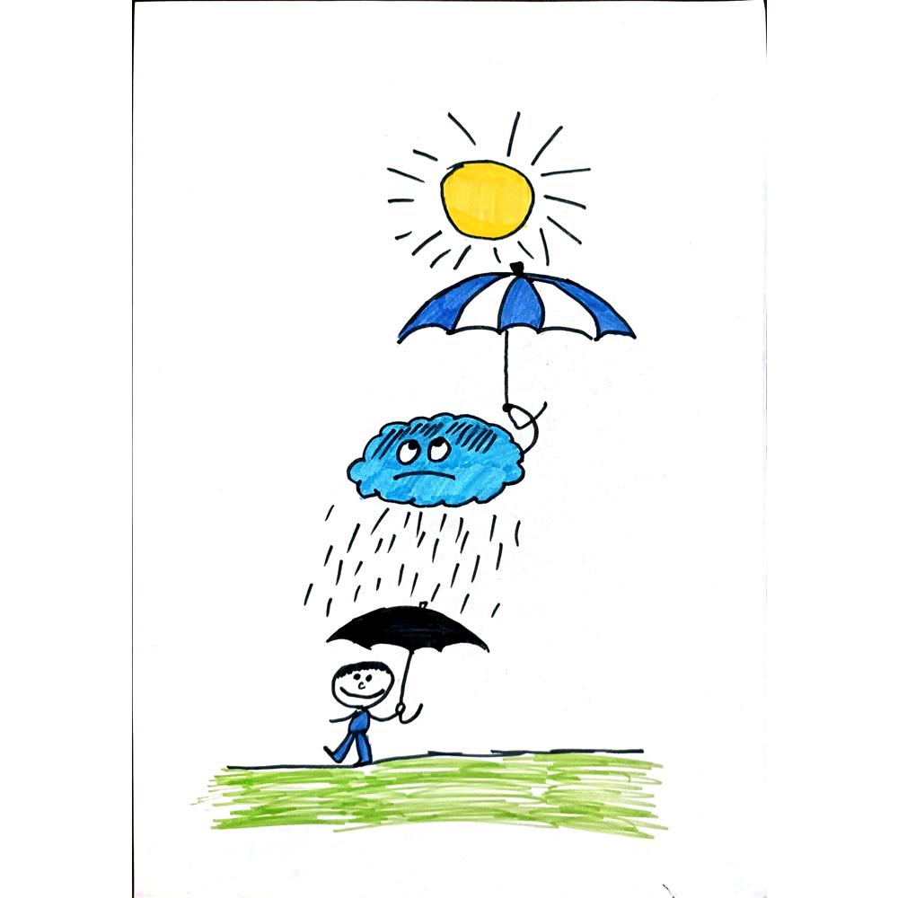 Strizhov Egor 29x21cm Orijinal Karikatür BOD00435