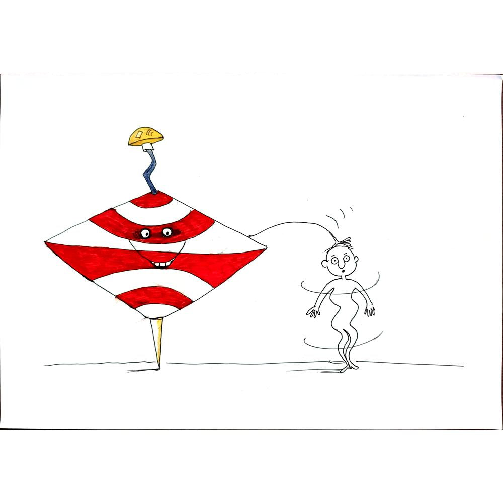 Ivan Smirnov 29x21cm Orijinal Karikatür BOD00441