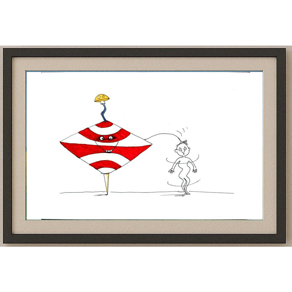 Ivan Smirnov 29x21cm Orijinal Karikatür BOD00441