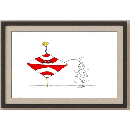 Ivan Smirnov 29x21cm Orijinal Karikatür BOD00441