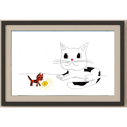 Mitkina Alena 29x21cm Orijinal Karikatür BOD00442