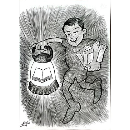 Yusuf Temiz 43x30cm Orijinal Karikatür BOD00448