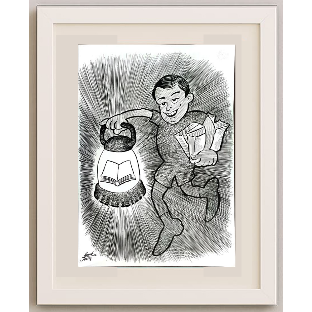 Yusuf Temiz 43x30cm Orijinal Karikatür BOD00448