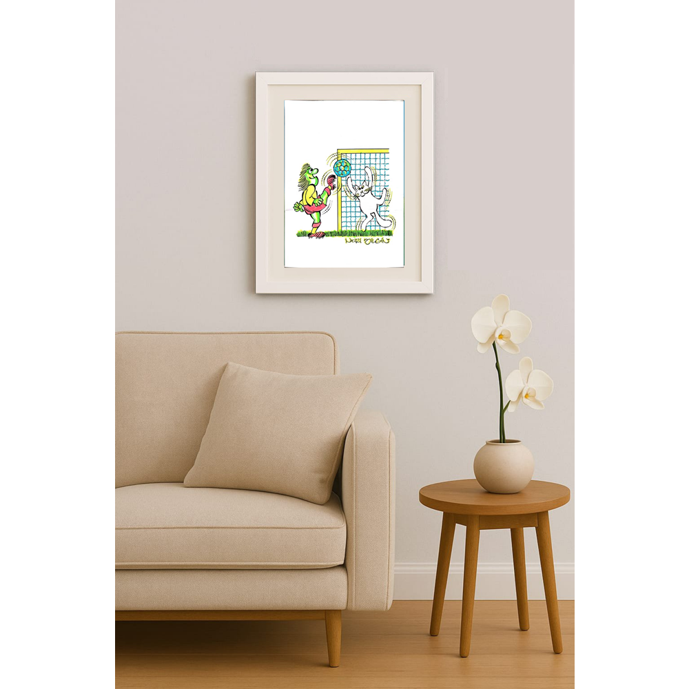 Nuri Bilgin 35x25cm Orijinal Karikatür BOD00453