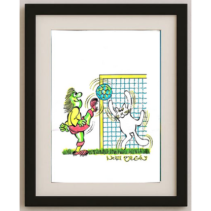 Nuri Bilgin 35x25cm Orijinal Karikatür BOD00453