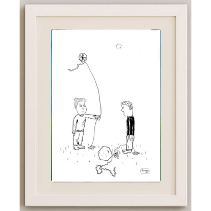 Burak Akbay 29x21cm Orijinal Karikatür BOD00457