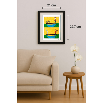 Evrim Coşkun 29x21cm Orijinal Karikatür BOD00459