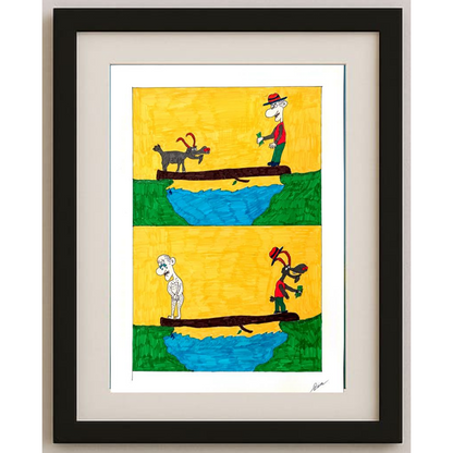 Evrim Coşkun 29x21cm Orijinal Karikatür BOD00459