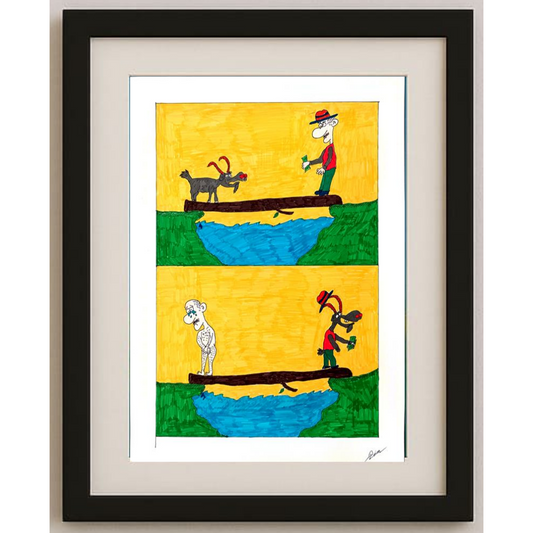 Evrim Coşkun 29x21cm Orijinal Karikatür BOD00459