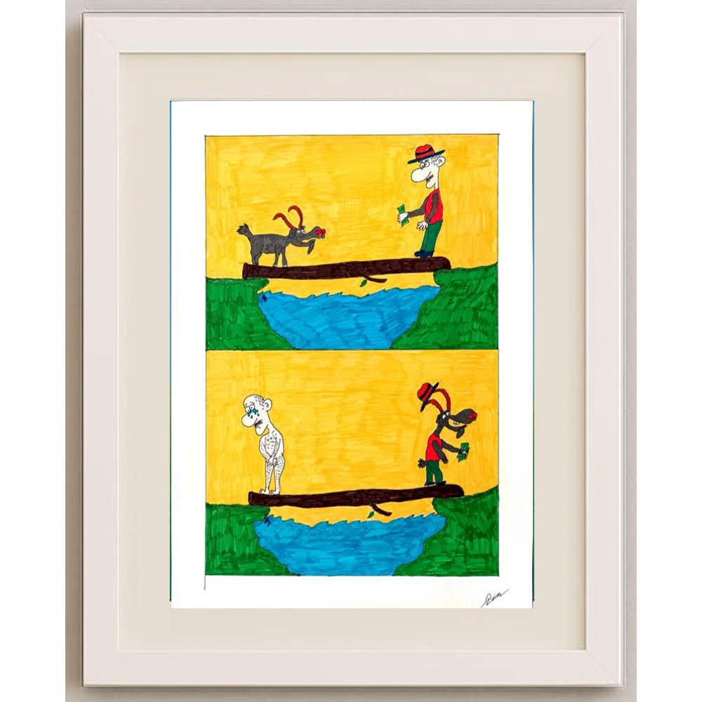 Evrim Coşkun 29x21cm Orijinal Karikatür BOD00459