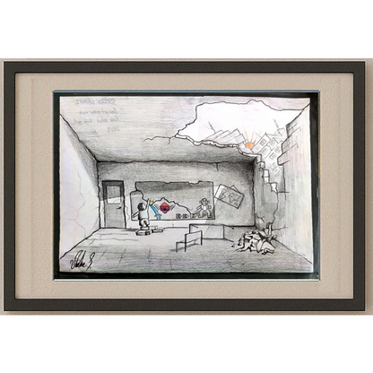 Serkan Sınmaz 29x21cm Orijinal Karikatür BOD00460