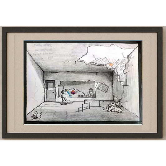 Serkan Sınmaz 29x21cm Orijinal Karikatür BOD00460