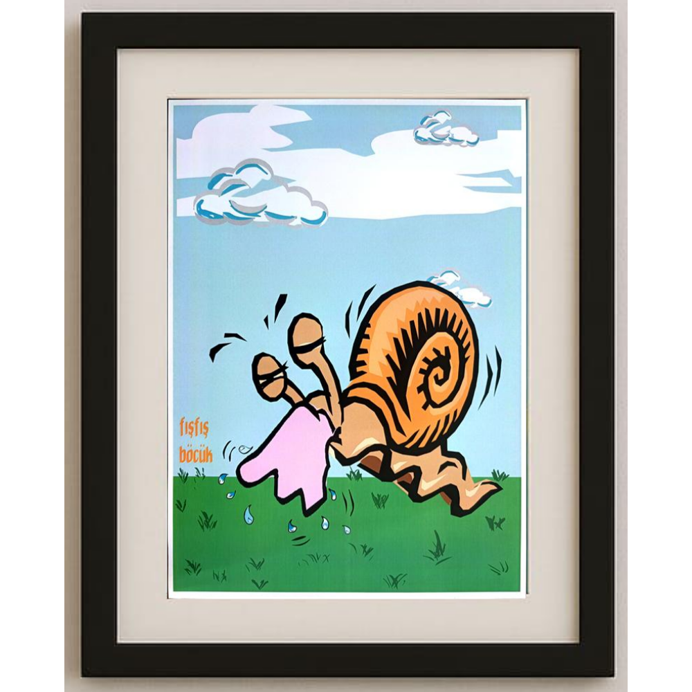 Duygu Saraçoğlu 29x21cm Orijinal Karikatür BOD00471
