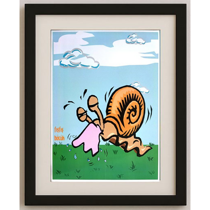 Duygu Saraçoğlu 29x21cm Orijinal Karikatür BOD00471