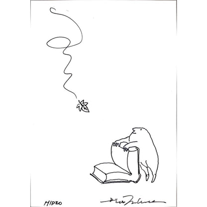 Hideo 29x21cm Orijinal Karikatür BOD00474