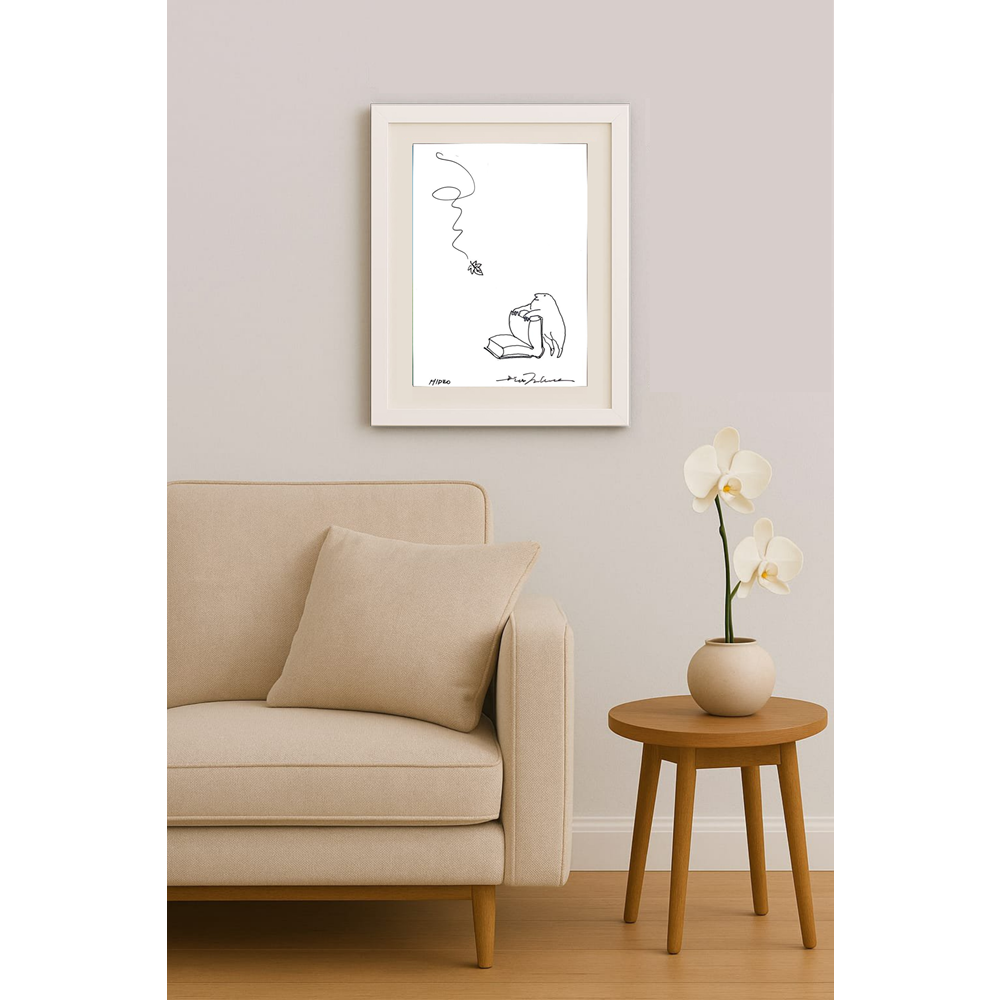 Hideo 29x21cm Orijinal Karikatür BOD00474