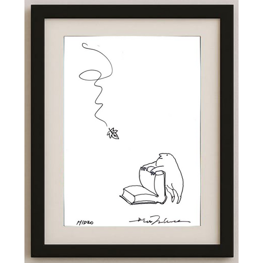 Hideo 29x21cm Orijinal Karikatür BOD00474