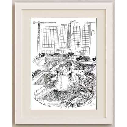 Ümit Sarıaslan 29x21cm Orijinal Karikatür BOD00480