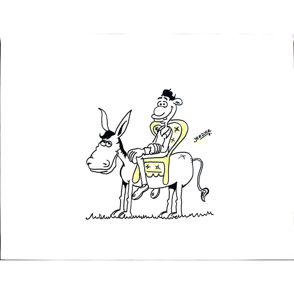 Serdar 43x31cm Orijinal Karikatür BOD00490