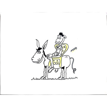 Serdar 43x31cm Orijinal Karikatür BOD00490